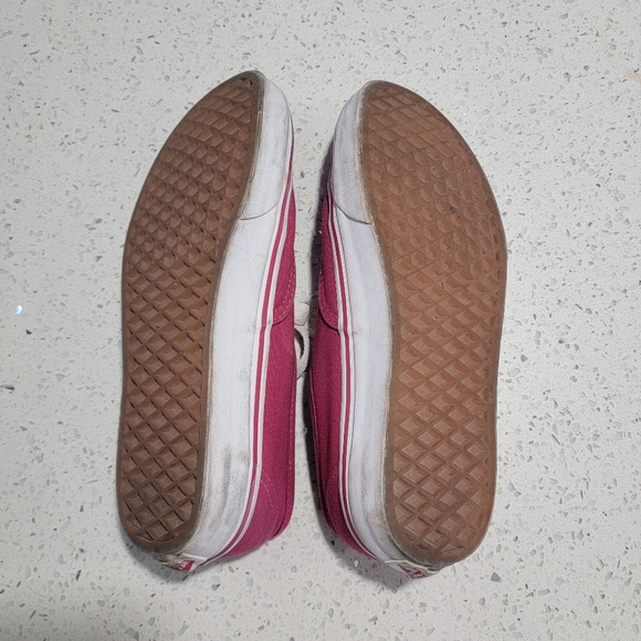 Burgundy Vans Authentic Sneakers - Picture 4 of 5